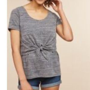 Lift up knot front nursing shirt